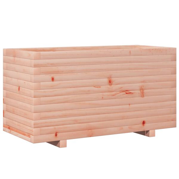 vidaXL Garden Planter Douglas Wood Natural Solid Douglas Wood Large