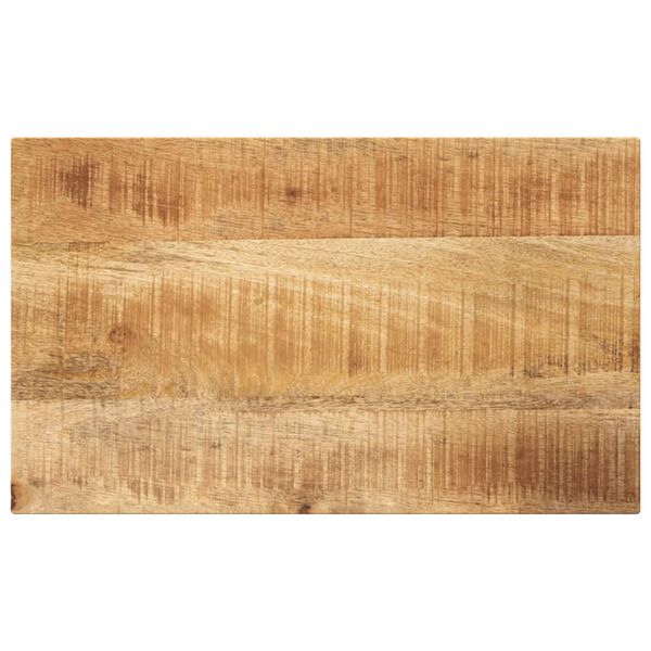 vidaXL Table Top 23.6"x11.8"x1" Rectangular Solid Wood Rough Mango