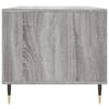 vidaXL Coffee Table Grey Sonoma Engineered wood, metal