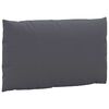 vidaXL Pallet Cushion Anthracite Oxford fabric Square Contemporary
