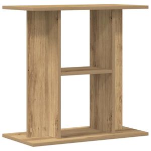vidaXL Aquarium Stand Artisan Oak Engineered wood Medium Aquarium Stand