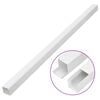 vidaXL Cable Trunking 2.4"x1.6" 32.8' PVC