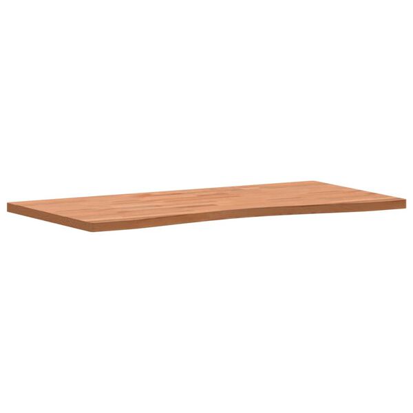 vidaXL Desk Top 39.4x(17.7-19.7)x1.0" Solid Wood Beech