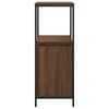 vidaXL Bathroom Cabinet Brown Oak Engineered wood, steel Adjustable Feet