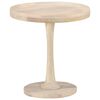 vidaXL Side Table Natural Wood Solid Mango Wood Medium Durable