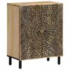 vidaXL Side Cabinet 23.6"x13"x29.5" Solid Wood Mango