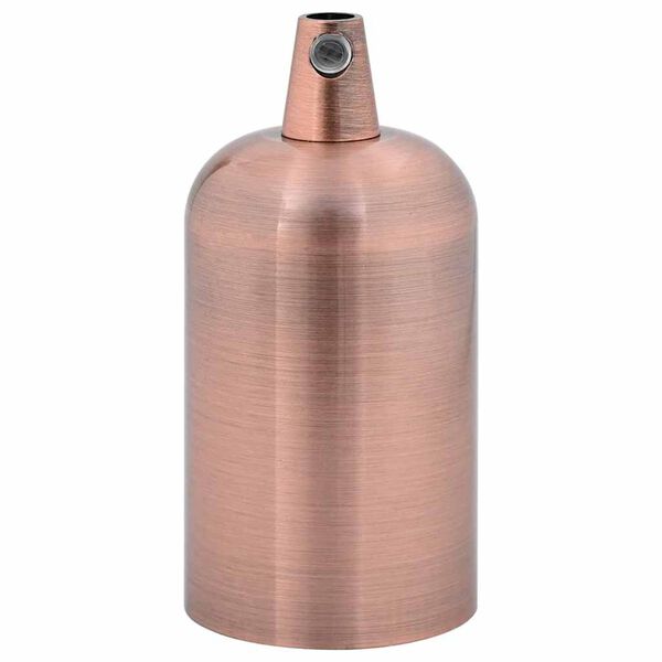 vidaXL Lamp Holder Red Bronze Aluminum Standard Durable Lamp Holder