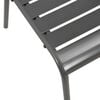 vidaXL Steel Dining Set Dark gray E-coated steel, powder-coated steel