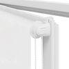 vidaXL Shower Roller Blind White PEVA, Aluminum 24x94.5 in