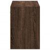 vidaXL TV Wall Cabinet Brown Oak Engineered Wood Compact