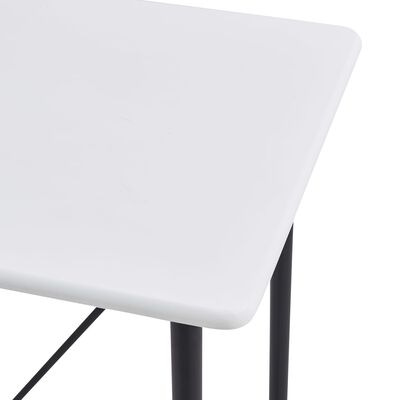 vidaXL Bar Table White 47.2"x23.6"x43.3" MDF