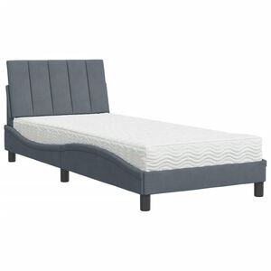 vidaXL Bed Dark grey