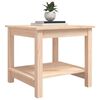 vidaXL Coffee Table Natural Pine Solid pine wood Small Coffee Table