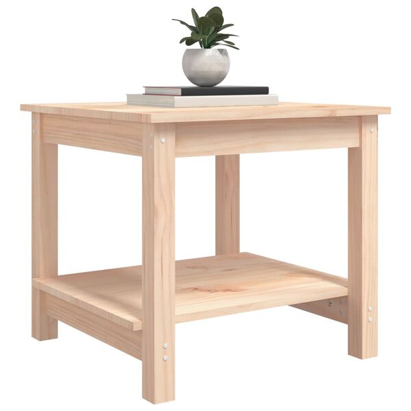 vidaXL Coffee Table Natural Pine Solid pine wood Small Coffee Table
