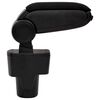 vidaXL Car Armrest Black 5.1"x13.4"x(14.4"-20.9") ABS