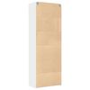 vidaXL Storage Cabinet White 31.5"x16.7"x88.6" Engineered Wood