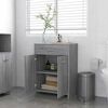 vidaXL Bathroom Cabinet Grey Sonoma Engineered wood