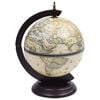 vidaXL Tabletop Globe Bar Wine Stand Eucalyptus Wood Green