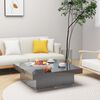 vidaXL Coffee Table High gloss grey Engineered wood Medium Durable