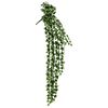 vidaXL Artificial Hanging Plant Green and white Plastic 35.4 in long