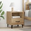vidaXL Bedside Cabinet Artisan Oak 15.75 x 13.78 x 18.70 in