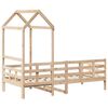 vidaXL Day Bed Natural wood Solid pine wood 80 x 79 in Day Bed