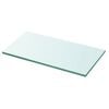 vidaXL Glass Panel Clear Tempered Glass Small Durable Glass Shelf