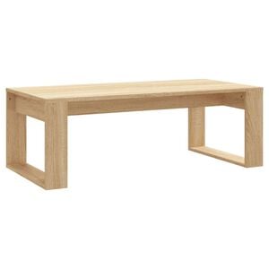 vidaXL Coffee Table Sonoma Oak Engineered Wood 40.2 x 19.7 x 13.8 in
