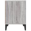 vidaXL Bedside Cabinet Grey Sonoma Engineered Wood Medium