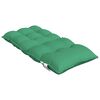 vidaXL Lowback Chair Cushion Set of 4 Green Oxford fabric (100% polyester)