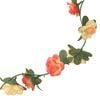 vidaXL Christmas Flower Garland Rose and Champagne