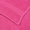 vidaXL Hand Towel Set of 10 Pink 100% Cotton 19.7 x 39.4 in Hand Towel