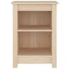 vidaXL Bedside Cabinet Set of 2 Pine Solid Pine Wood Small Storage