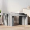 vidaXL Nesting Table Gray Sonoma Engineered wood Small, Medium, Large