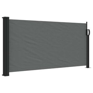 vidaXL Retractable Side Awning Anthracite