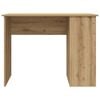 vidaXL Desk Artisan Oak Engineered Wood 39.4 x 21.7 x 29.5 in Shelving