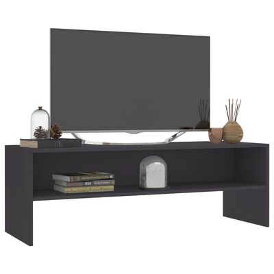 vidaXL TV Cabinet Gray 47.2"x15.7"x15.7" Chipboard