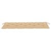 vidaXL Bench Natural Wood, Beige Solid Eucalyptus Wood, 100% Polyester