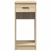 vidaXL Computer Tower Stand Sonoma Oak Engineered wood Compact