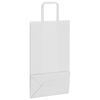 vidaXL Paper Bags 50 pcs with Handles White 21x11x36 cm