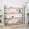 vidaXL Floating Shelves 4 pcs 63.0x11.8x0.8" Oil Finished Solid Wood Acacia