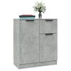 vidaXL Sideboard Concrete Gray 23.6"x11.8"x27.6" Engineered Wood
