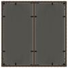 vidaXL Garden Table Set of 4 Brown PE Rattan Medium Durable