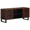 vidaXL TV Cabinet Brown Solid mango wood Medium TV Cabinet Rectangular