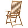 vidaXL Garden Chair Set of 8 Natural Wood Solid Acacia Wood Standard