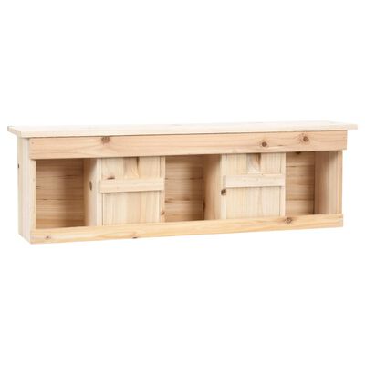 vidaXL Sparrow House with 5 Rooms 26.8"x5.9"x8.3" Firwood