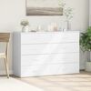vidaXL Sideboard White Engineered wood Medium Sideboard Rectangular