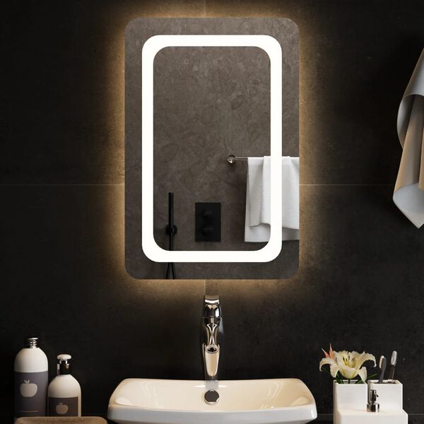 vidaXL LED Bathroom Mirror 15.7"x23.6"