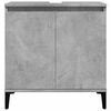 vidaXL Bathroom Furniture Set Concrete grey Engineered wood, metal Medium
