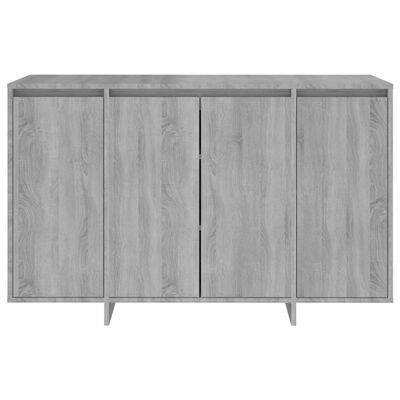 vidaXL Sideboard Gray Sonoma 47.2"x16.1"x29.5" Engineered Wood